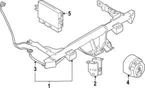 Блок управления фаркопом Volkswagen ID.4 21-22