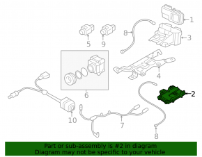 Блок управления системы ночного видения Audi Q7 16-26