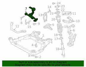 Рычаг нижний передний правый Mazda6 09-13