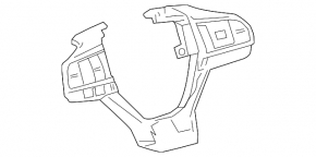 Кнопки управления на руле Lexus RX350 RX450h 16-16 под радар и удержание полосы, царапины