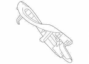 Накладка руля Mercedes W213 E 300/400/43 17-18 черная с хром