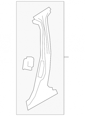 Стійка кузова центральна ліва Mazda 3 19-22 4d Japan built