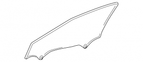 Стекло двери передней левой Lexus ES250 ES300h ES350 19-26