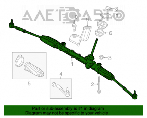 Рейка рулевая Jeep Compass 22