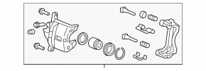 Суппорт передний правый Honda CRV 23-26 1.5T