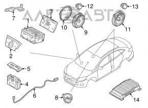 Головное устройство Ford Focus mk3 11-14 дорест