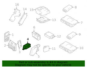 Radio Remote Controller Module BMW X3 G01 18-21