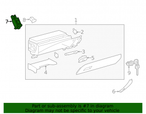 Кнопка TRUNK OPENER Toyota Avalon 13-18