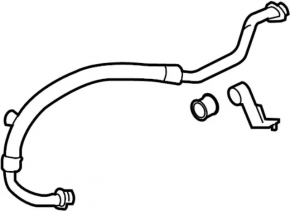 Трубка кондиционера компрессор-печка первая Infiniti Q50 16-20 3.0T