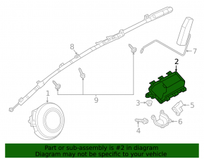 Подушка безопасности airbag пассажирская в торпеде Mazda CX-9 16-23