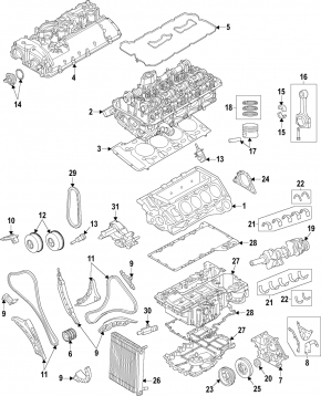 Электромагнитный клапан BMW 3 F30 12-18 2.0Т