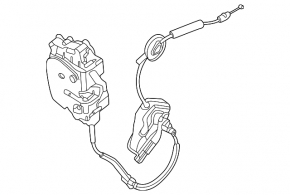 Замок двери передней левой Ford Mustang Mach-E 21-26 под E-Latch