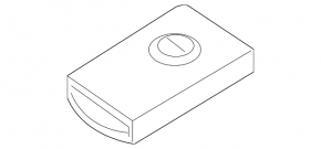 Ключ Volvo XC40 19-26 keyless, 4 кнопки, чорний