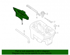 Домкрат VW Beetle 12-15
