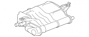 Каністра з вугіллям абсорбер гола Honda Accord 18-22 2.0 hybrid