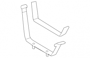 Кронштейн паливного бака правий Toyota FJ Cruiser 07-14