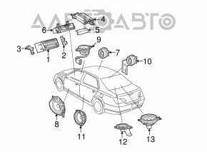 Усилитель аудио Toyota Avalon 05-07