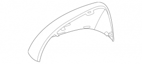 Крышка зеркала левая Mercedes EQS-class V297 22-25