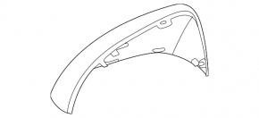 Крышка зеркала левая Mercedes EQS-class V297 22-25
