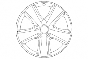 Колісний диск R17 x 7J ET45 5*114.3 Toyota Camry v50 12-14 usa SE