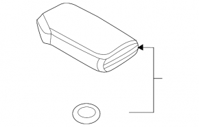 Ключ smart Kia Forte 19-21 5 кнопок