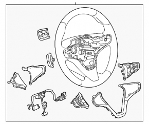 Руль голый Chevrolet Cruze 16-