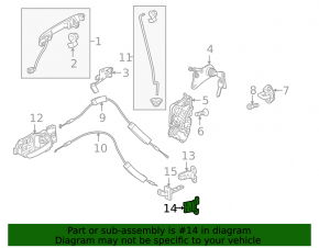 Петля двери нижняя передняя правая Honda HR-V 16-22