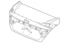 Крышка багажника Honda Civic X FC 16-21 4d