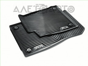 Комплект килимків салону 2шт передні Audi A5 F5 18-25 5D гума чорна