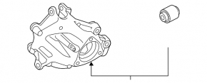 Цапфа задняя правая Volvo XC40 19-26 FWD