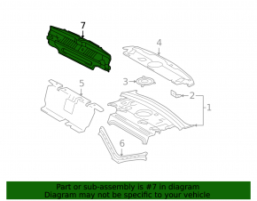Задняя панель Toyota Avalon 05-10