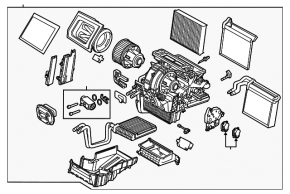 Корпус печки голый Ford C-max MK2 13-18