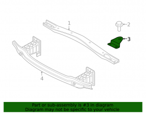 Крепления корпуса воздушного фильтра правое BMW X5 F15 14-18 4.4T