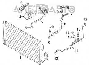 Компрессор кондиционера BMW F30 12-16 N20