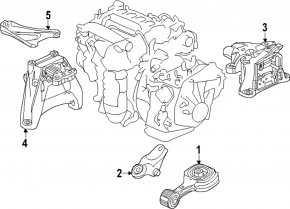 Подушка двигуна права Honda CRV 23-26 1.5T