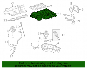 Полуподдон масляный 2GR-FXE Lexus RX450h 10-15