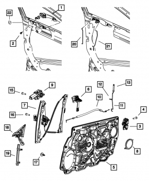 Ручка двери внешняя передняя левая Chrysler 200 11-14