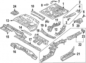 Корито багажника Mazda CX-90 24-26 PHEV