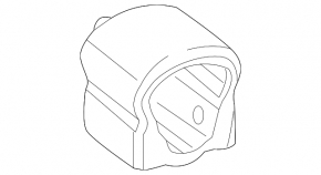 Подушка АКПП Mercedes GLC 300 16-19 RWD