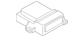 Модуль srs airbag комп'ютер подушок безпеки Mazda 3 14-15 BM