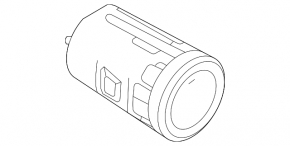 Кнопка start-stop Mazda CX-90 24-26 хром обрамление