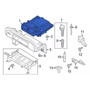 Блок ECU компьютер двигателя Ford Edge 19-24 2.0T