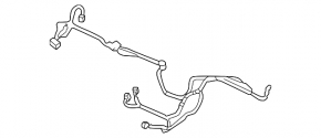 Проводка переднего бампера Honda Civic XI FE/FL 22-24 под парктроники 5d