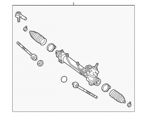 Рейка рульова Lexus RX300 RX330 04-09 ГУР