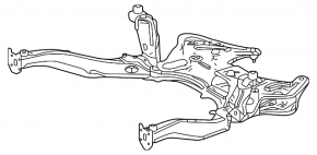 Подрамник передний Toyota Corolla Cross 22-24