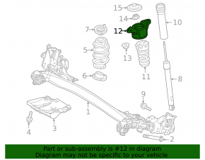 Опора амортизатора задняя левая Mazda CX-50 23-26