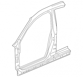 Стойка кузова центральная левая Honda Civic X FC 16-21 4d