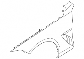 Крило переднє ліве BMW 8 G15 G16 20-25