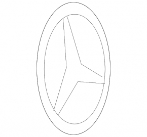 Эмблема значок Mercedes двери багажника Mercedes W164 ML