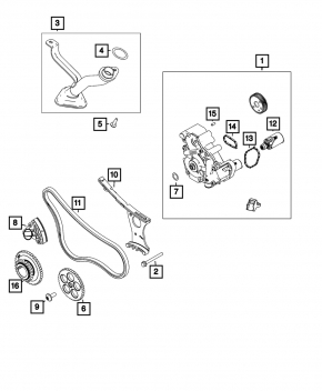Маслоприемник Jeep Compass 23-26 2.0T